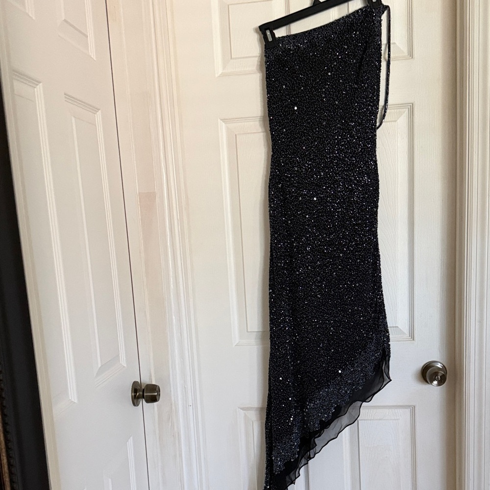 Scala Black Asymmetrical Dress